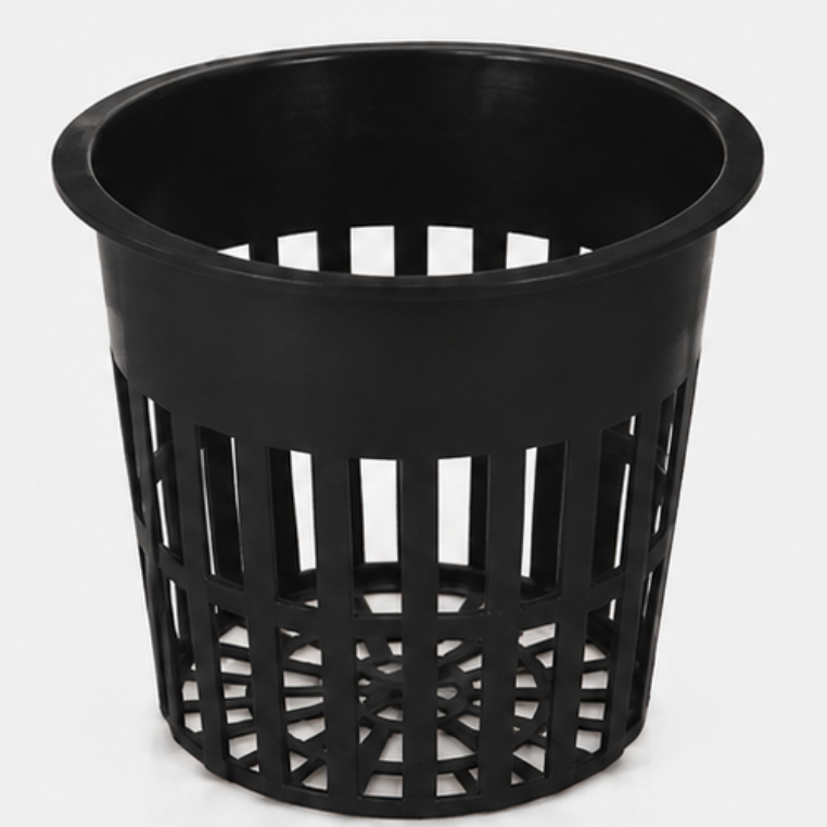 Large black hydroponic net pot