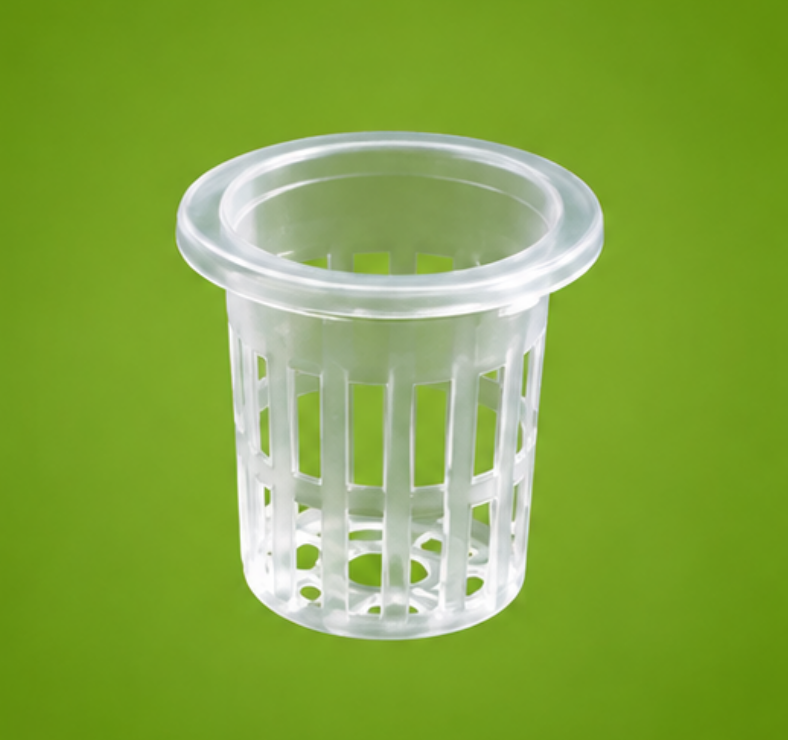 Small clear hydroponic net pot