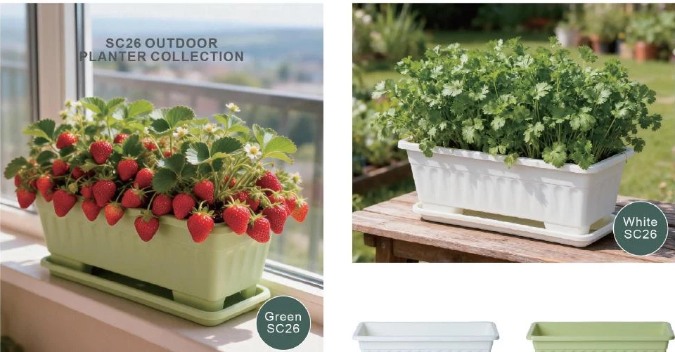 Ribbed Outdoor Planters — style reference 7