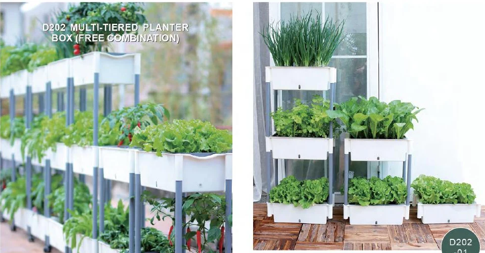 Tiered & Vertical Planter Systems — style reference 21