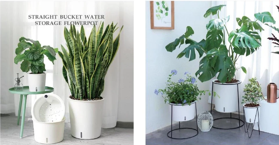Planters with Metal Stands — style reference 116