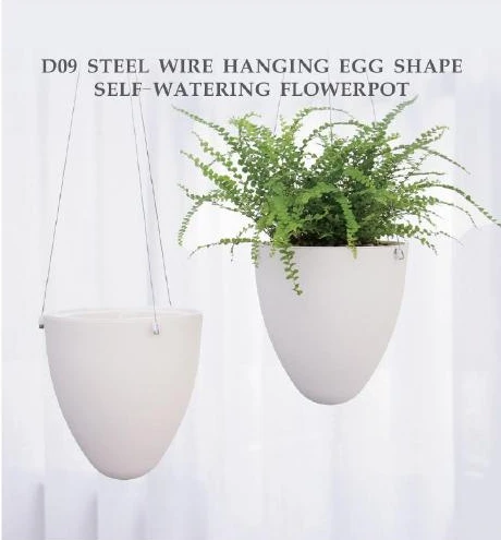 Egg-Shaped Hanging & Stand Pots