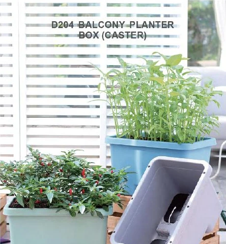 Mobile Balcony Planters